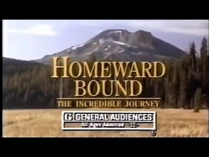 Homeward Bound The Incredible Journey commercial 1993