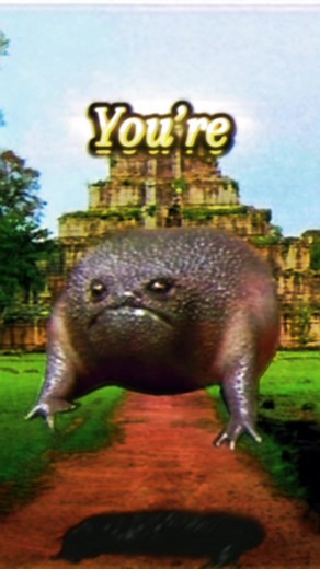 In the Loving Arms of the FrogFather: A Meme Masterpiece