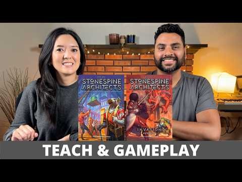 Stonespine Architects + Invasion Expansion - Teach & Playthrough