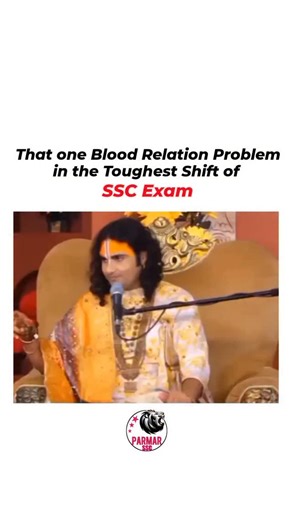 PARMAR | Reasoning Questions and Baba Ji 😅 #SSCexam #ssccgl #ReasoningQuestion #parmarssc | Instagram