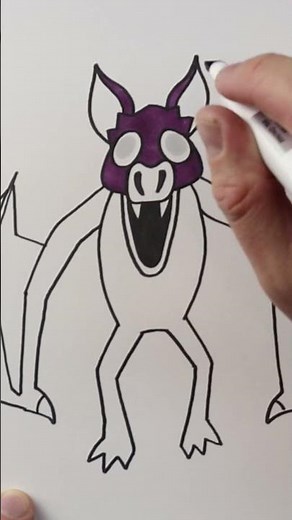 How to Draw 99 Nights in the Forest Bat #shorts #artlandhowtodraw #howtodraw