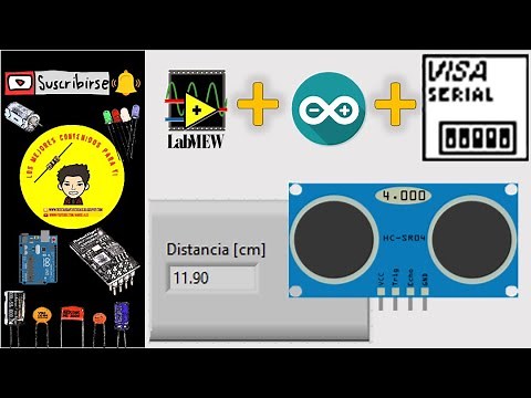 Labview + Arduino #6 - Sensor ultrasónico HC-SR04 - Sin librerías