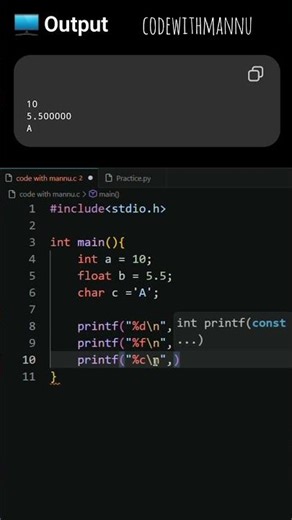 Sahi format = sahi output 😎”#programming #codingreels