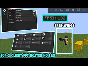 TOP 3 CLIENT POJAV LAUNCHER FPS BOSTER NO LAG NO CLICKBAIT 100000FPS AND CPS