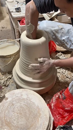 I Can't Believe This is Handmade! 😱 Master Potter Creating a Giant Ceramic Masterpiece