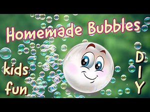 Bubbles || How to make bubbles at home || Homemade Bubbles