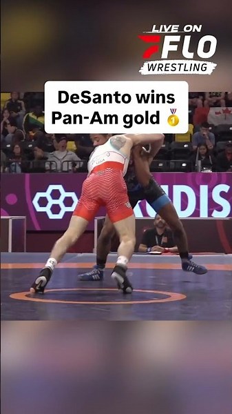 Austin DeSanto gets the 9-0 win in the Pan-Am finals 💪