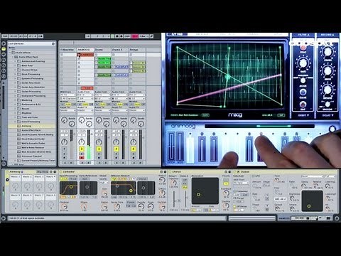 Using Moog Animoog w/ Ableton Live - iPad / iOS Sound Design Tutorial Pt 3