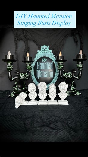 Alisha Mitchum on Instagram: "Time for Another Disney DIY! Let’s make our own Haunted Mansion singing busts display using these magnets from Spirit Halloween! This was so fun and easy to make! #disney #diy #disneydiy #hauntedmansion"