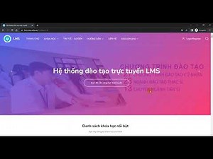 Hướng dẫn sinh viên học trực tuyến trên hệ thống LMS https://lms.tnue.edu.vn