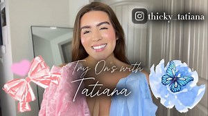 4K TRANSPARENT SHEER LACE DRESSES TRY-ON HAUL THICKY TATIANA after 0:42 - YTboob