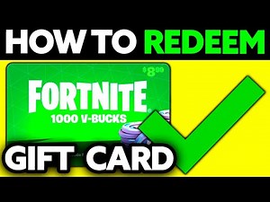 How To Redeem Fortnite Gift Card 2025