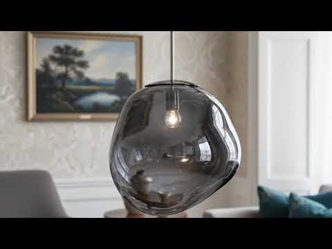 Melt Lava Copper Pendant Light – Statement Pendant Light for Dining Tables & Kitchen Islands