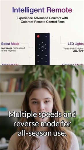 This Smart Fan Cuts Electricity Bills by 65% 😲 #smartfan