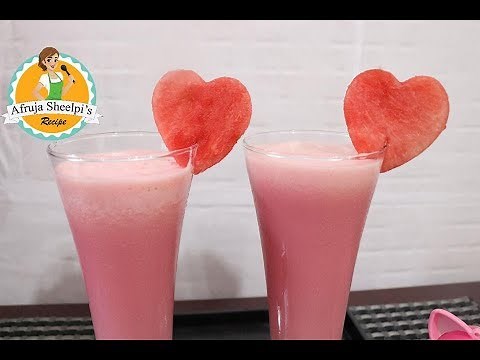 Watermelon Milkshake Recipe | Watermelon Smoothie Recipe | Summer Drink Recipes
