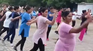 273K views · 10K reactions | Weight loss Aerobics | Kaivalya Yogpeeth, India | Facebook
