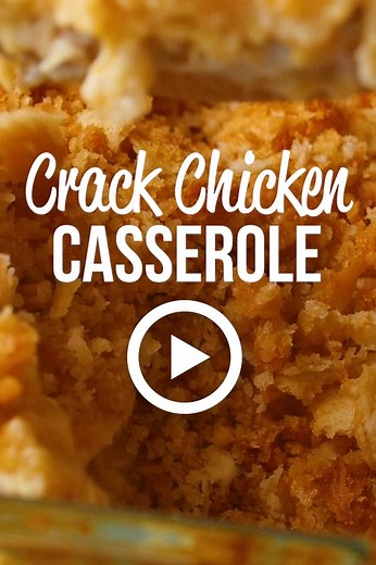 FULL RECIPE: https://www.plainchicken.com/crack-chicken-casserole/ Crack Chicken Casserole – creamy chicken casserole loaded with cheddar, bacon, and ranch. Use a rotisserie chicken for easy prep! The whole family LOVED this easy chicken casserole. It is already on the menu again this week! | Plain Chicken