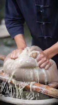 Sweet potato jelly#ChineseCooking# Rural Food# Hometown Taste# Grey Tofu# My Country