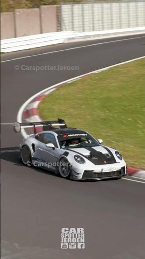 Manthey Racing 992 GT3 RS Lap Record Attempt