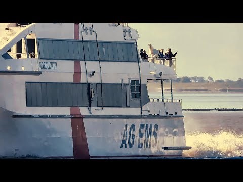 inbound AG EMS Hochgeschwindigkeits Fähre NORDLICHT II DMAE IMO 9921661 Katamaran Emden high speed