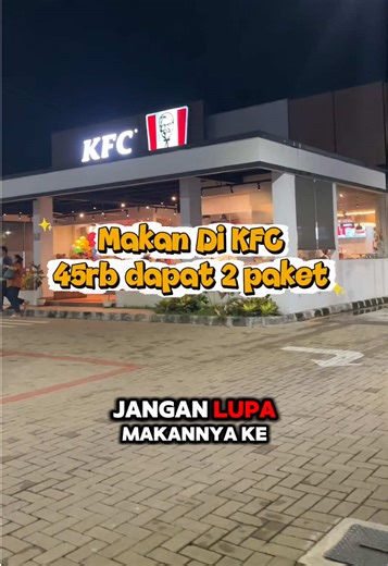 Cara chekoutnya • Klik Lokasi di vidio • Pilih menu • Klik Beli • Beli Sekarang • Bayar & Payment • Kalo sudah muncul bercode nya tinggal tunjukin ke kasir ‘ bilang Mau tuker voucher TikTok ‘ #kfc #kfcjagonyaayam #petookwingerduo #pestarasaakhirtahun #nex