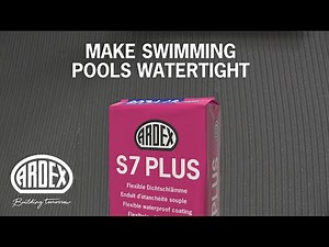 How to apply ARDEX S 7 Plus pool tanking #pool #howto #leisure #construction
