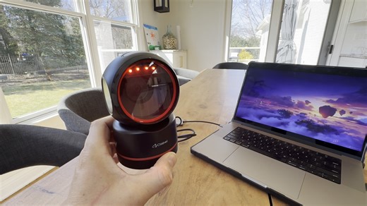 Watch Review of CLABEL Auto-Sensing USB Barcode Scanner on Amazon Live