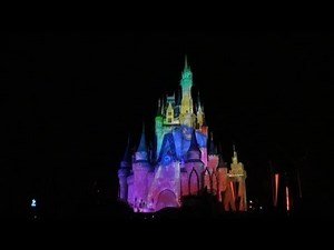 Celebrate the Magic! Castle Projection Show at Disney World
