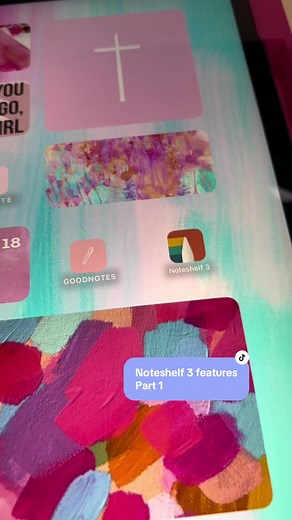 Noteshelf how to lock images #noteshelf3 #digitalplannig #digitalnotebooks #hacks #diy #tiktok #2024hacks #ipadplanner #faithplanning #lockimages #lockedonyou