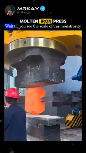 Monstrosity of Hydraulic Iron Press 💀🔥