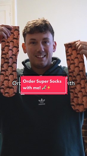 Order Super Socks with me! 🧦⚡️#perosnalisedgift #socks #personalisedsocks #giftideas #giftbox #fyp