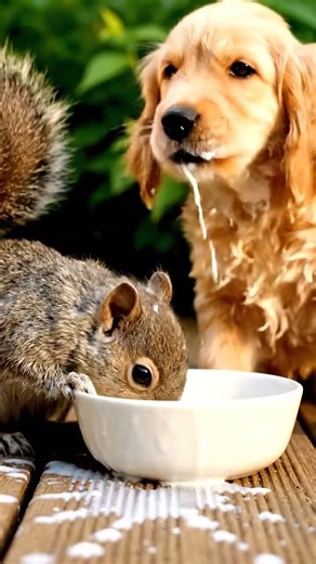 Puppy vs Squirrel: The Tiny Argument