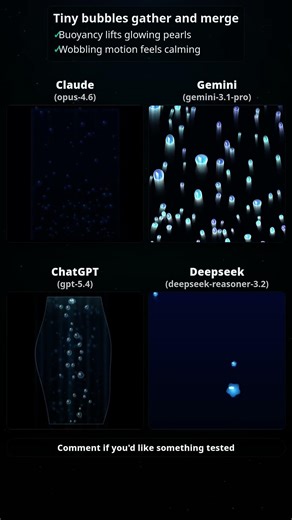 AI Codes Glowing Bubbles! Gemini vs ChatGPT 🫧