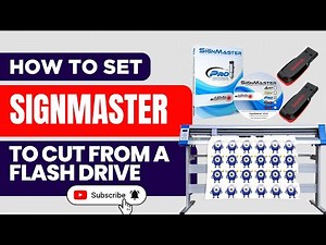 Maintop & Signmaster: How to Set SignMaster to Cut Directly from a Flash Drive (USB)