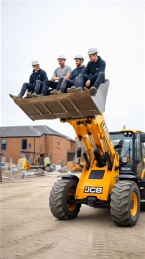 Jcb stunt lifting 4 man #jcb #video #elephant #baby #nepal #jcbvideo #jcb3dxmachine #tiktok #viral