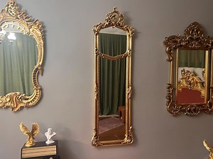 French Baroque Gold Mirror: Vintage Parisian Style - Etsy