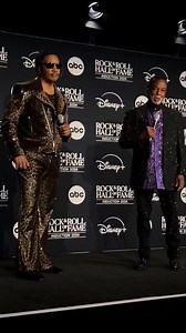Kool and JT from Kool and the Gang backstage after their induction into the Hall of Fame! | Classic Hits 107.3 WRSW