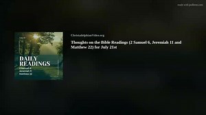 2 Samuel 6 contains two tragic incidents and one of exceptional joy....