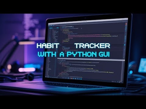 Building a Python Habit Tracker with CustomTKinter - Modern Looking GUI in Python Part 1