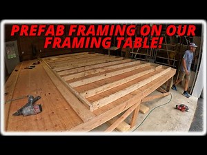 Framing Walls On Our Framing Table!