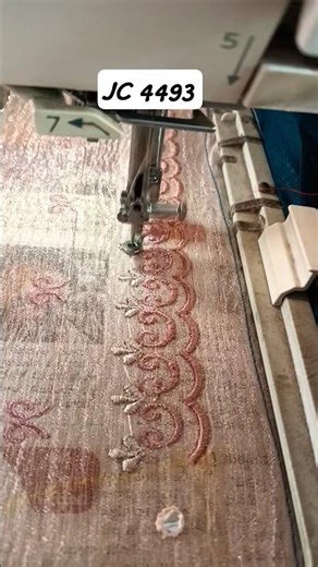 New simple computer embroidery design 😍😍#simple #computerembroidery #cutwork