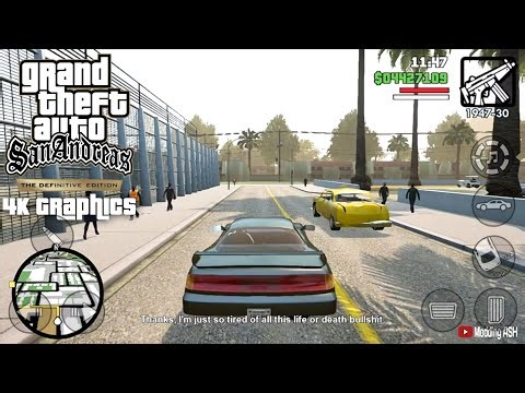 GTA Sa Definitive Edition Android - 4k Graphics Gameplay | No Lag