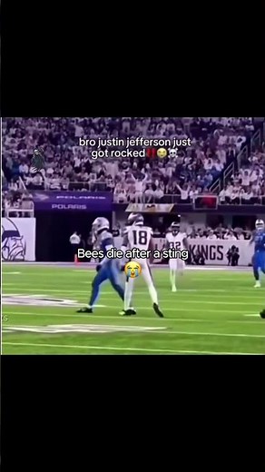 Is Justin Jefferson made of concrete? 😭 #americanfootball