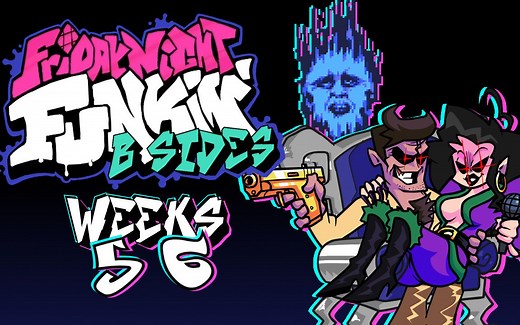 周五夜放克（Friday Night Funkin'）B-SIDE模组 Kade Engine 全周数HARD（FILP）难度 通关合辑