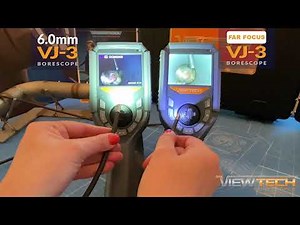 Far Focus Video Borescope - ViewTech Visual Inspection Tool w/ Increased Illumination Focal Distance