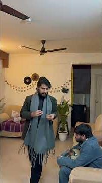 When you visit your newly married friend.