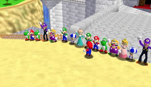 Super Mario 64 Online turns the classic into a co-op platformer