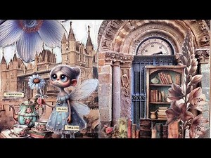 How to LAYER Paper Ephemera to achieve 3D effect in collage page