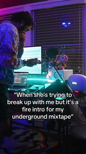 When she’s tryna break up with you but it’s a fire intro sample #fyp #artist #funnycontent