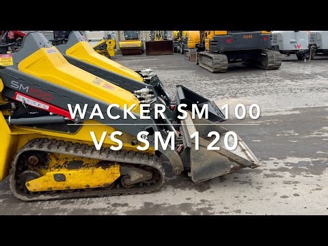 WACKER NEUSON SM 100 SIDE BY SIDE COMPARISON TO SM 120
